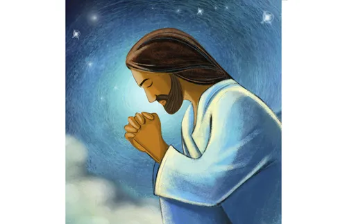Jesus praying