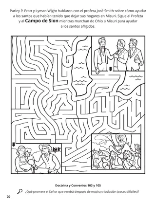 Zion’s Camp coloring page