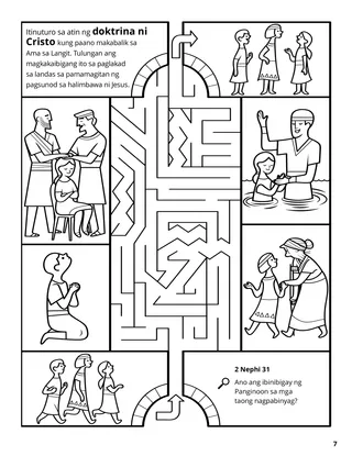 The Doctrine of Christ coloring page