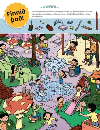 children playing at playground