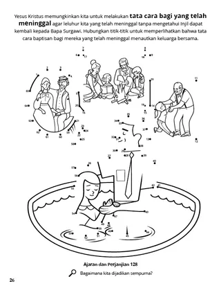 Baptisms for the Dead coloring page