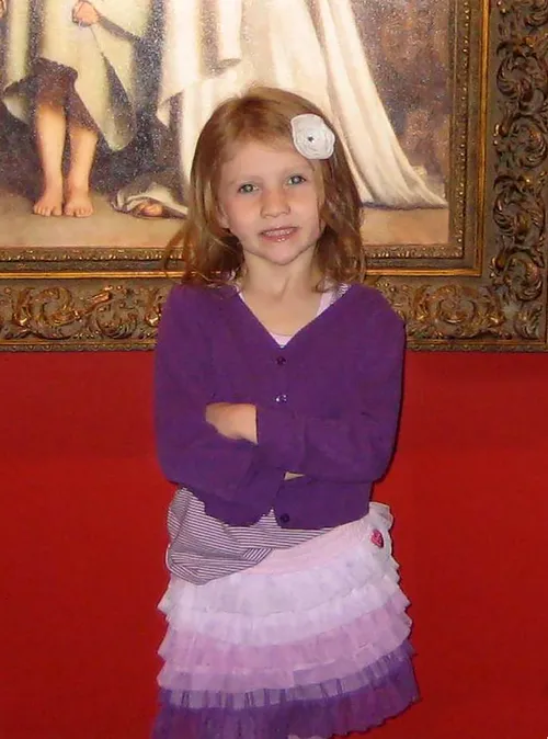 Laynie, who memorized “The Living Christ”