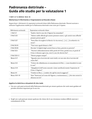 Scheda: Malattia spirituale