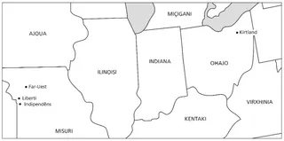hartë, nga Ohajo deri në Misuri
