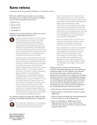 Living Water Handout