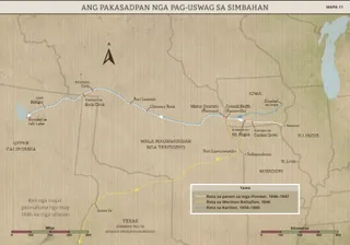 Mapa 11: Ang Paingon sa Kasadpan nga Kalihokan sa Simbahan