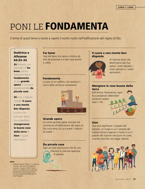 Poni le fondamenta