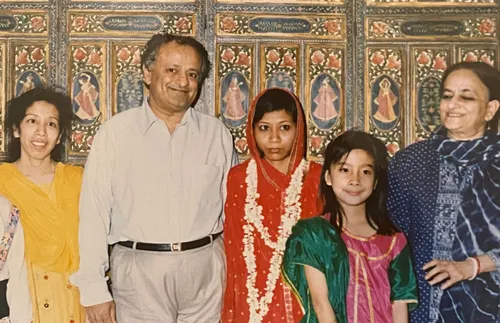 the author with a group of people