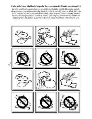 stránka s činnostmi: Ježíš Kristus je světlo a život světa