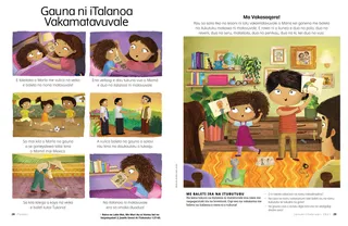 mom telling bedtime story to daughter