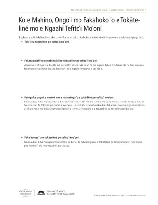 laʻipepa tufa, Ko e Mahino, Ongo, mo hono Fakaʻaongaʻi ʻo e Tokāteliné mo e Ngaahi Tefitoʻi Moʻoní