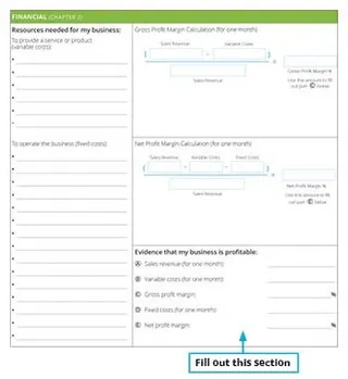 Example: Evidence that my business is profitable