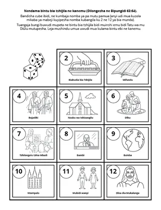 dibeji dia tshibilu bua bana