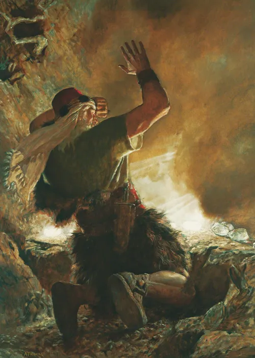 The Brother of Jared Sees the Finger of the Lord