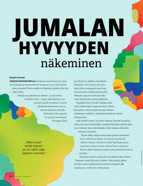 Jumalan hyvyyden näkeminen