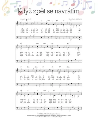 When I Return to Him