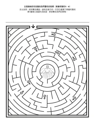 活動頁：先知警告我們靈性的危險。