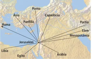 mapa, leste do Mediterrâneo