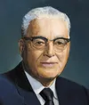 Head and shoulders portrait of LDS Church President Harold B. Lee.