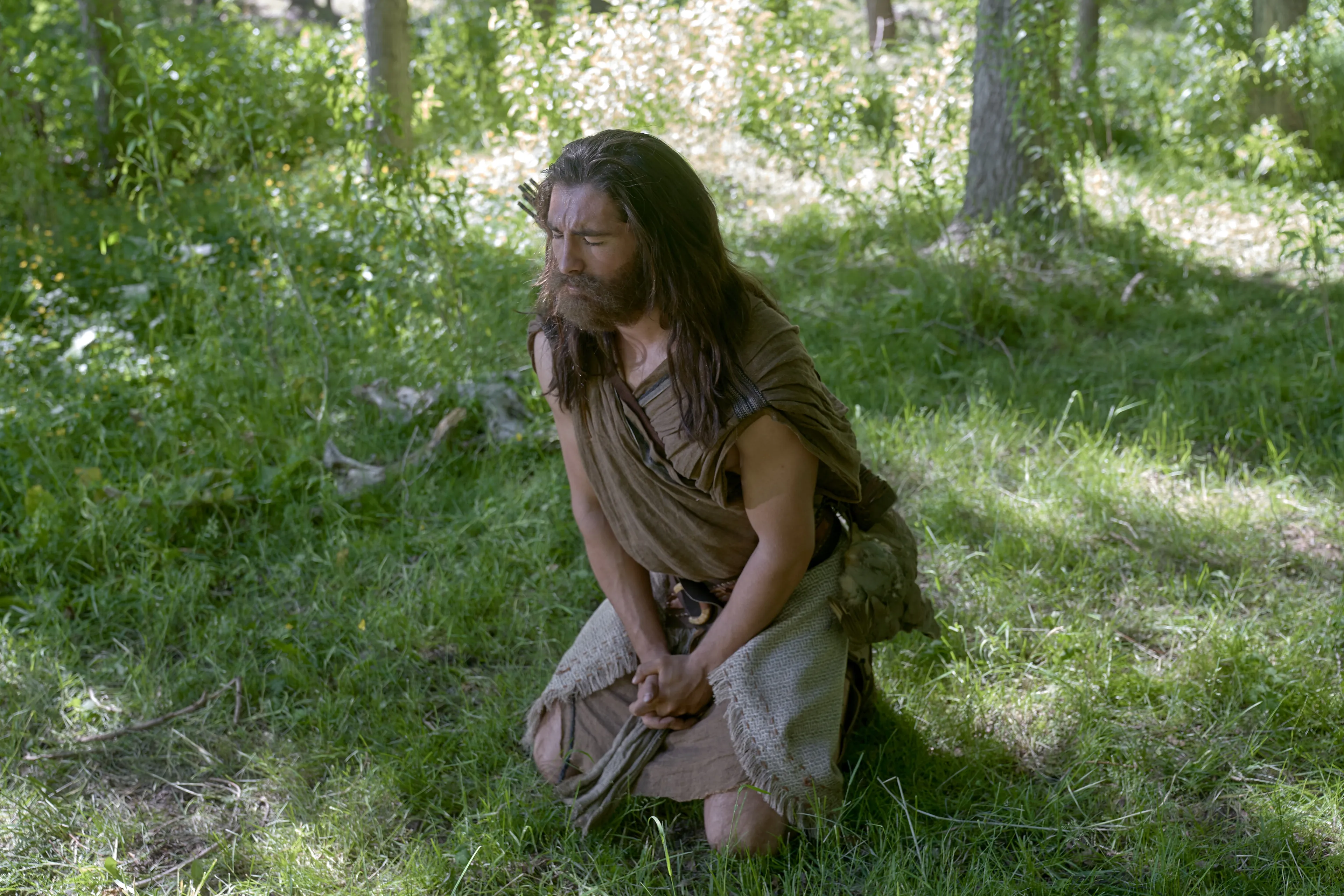 Nephi kneels in the woods to pray, and ask the Lord what he should do concerning his brethren.