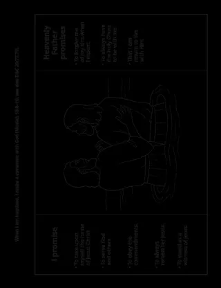 activity page: we make covenants when we are baptized