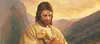Christ holding lamb
