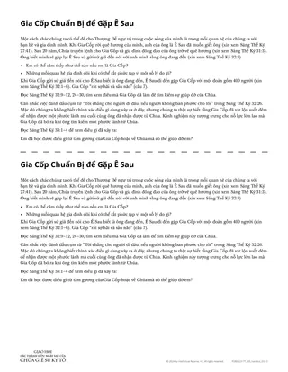 Gia Cốp chuẩn bị để gặp Ê Sau