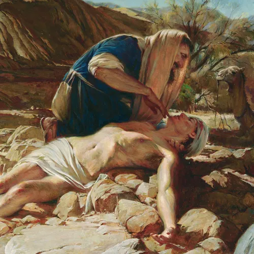 man helping an injured man