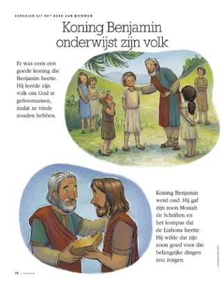 King Benjamin teaches his people 1
