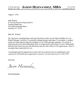 Hernandez cover letter