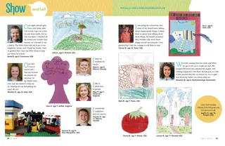 collection of art and quotes from kids