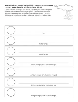 peji yechiitwa yevana