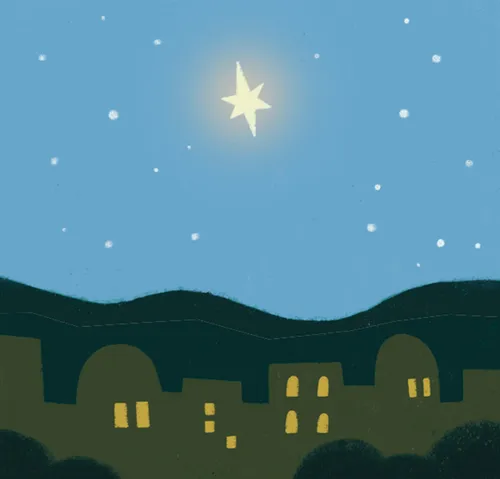 The star over Bethlehem