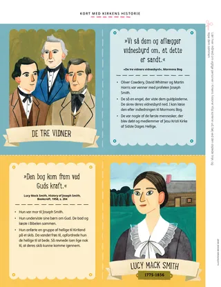 cut out cards of Church history figures