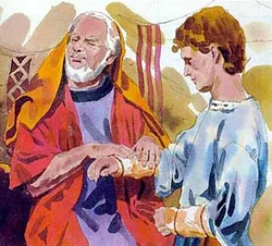 He told Isaac he was Esau