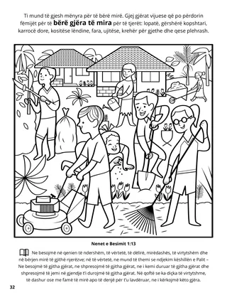 Thirteenth Article of Faith coloring page