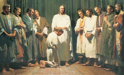 Jesus Christ ordaining the Apostles