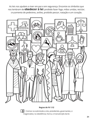 Twelfth Article of Faith coloring page