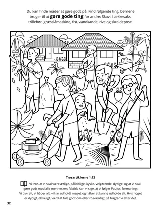 Thirteenth Article of Faith coloring page