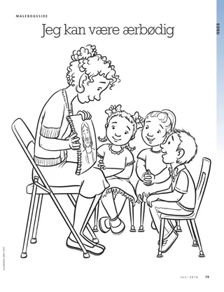 coloring page reverent