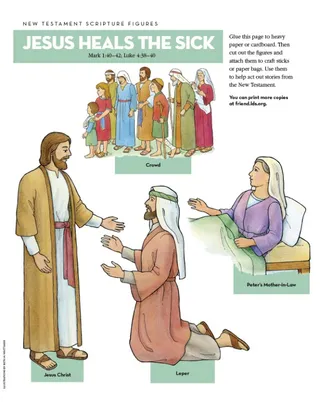 Scripture Figures, Jesus Heals the Sick