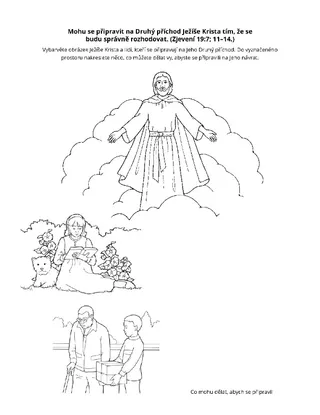 stránka s činnostmi: Ježíš Kristus znovu přijde