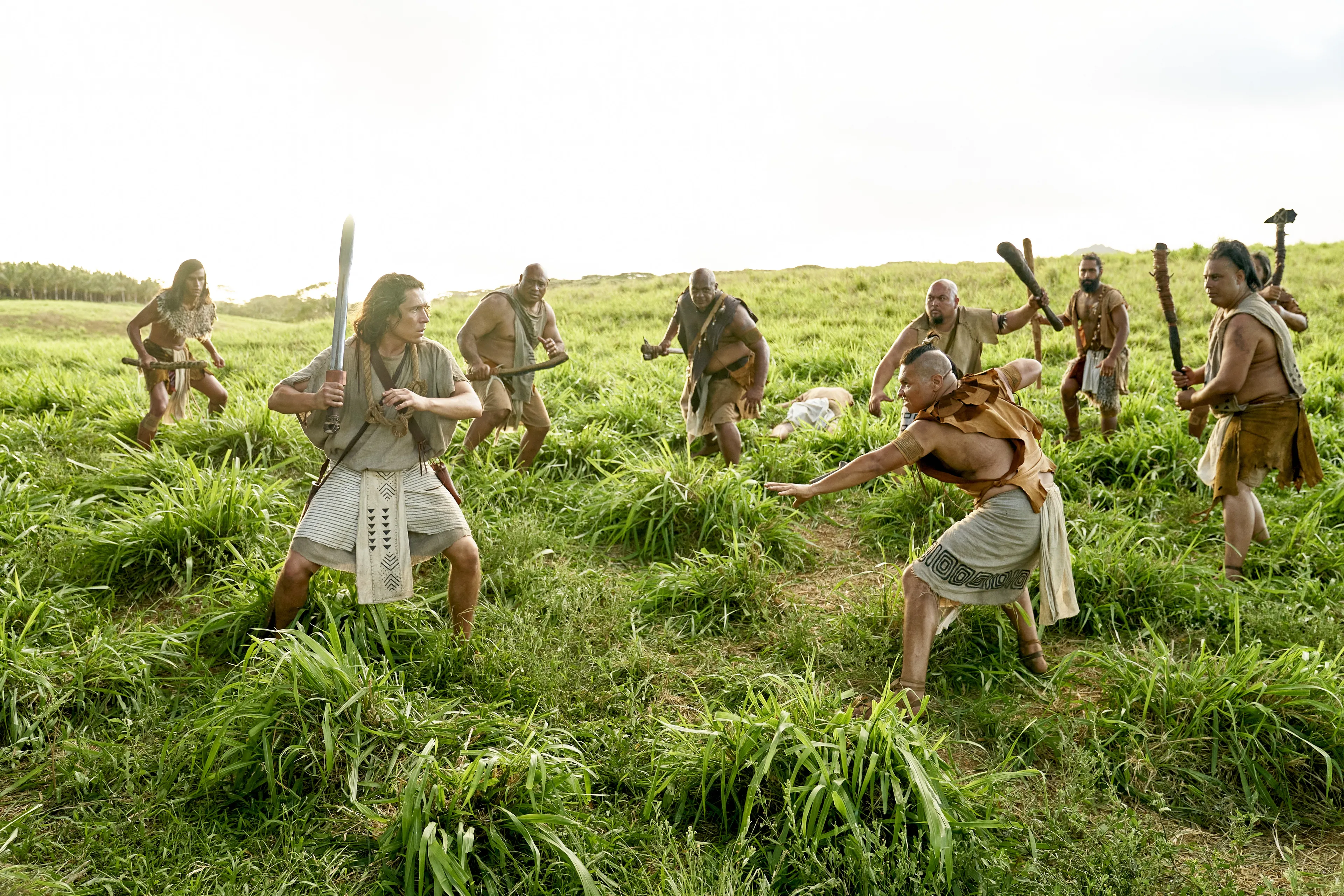 Ammon, son of Mosiah, contends with Lamanites as they try to scatter the flocks of King Lamoni in the land of Ishmael.