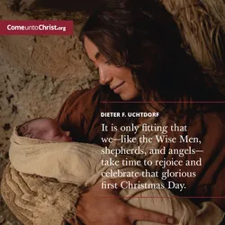 It is fitting that we take time to rejoice and celebrate that glorious first Christmas Day.