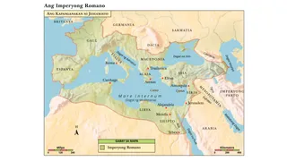 mapa ng Imperyong Romano sa panahon ng pagsilang ni Cristo