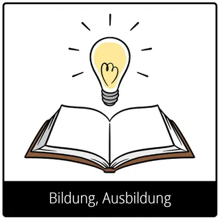Symbol für Evangeliumsbegriff: Bildung und Ausbildung