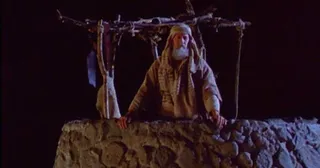 a watchman on a tower