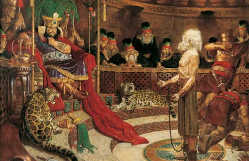 Abinadi before King Noah