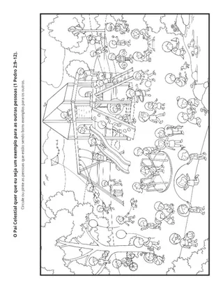 página de atividade: posso ser um bom exemplo para os outros