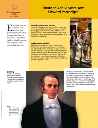 article about Edward Partridge